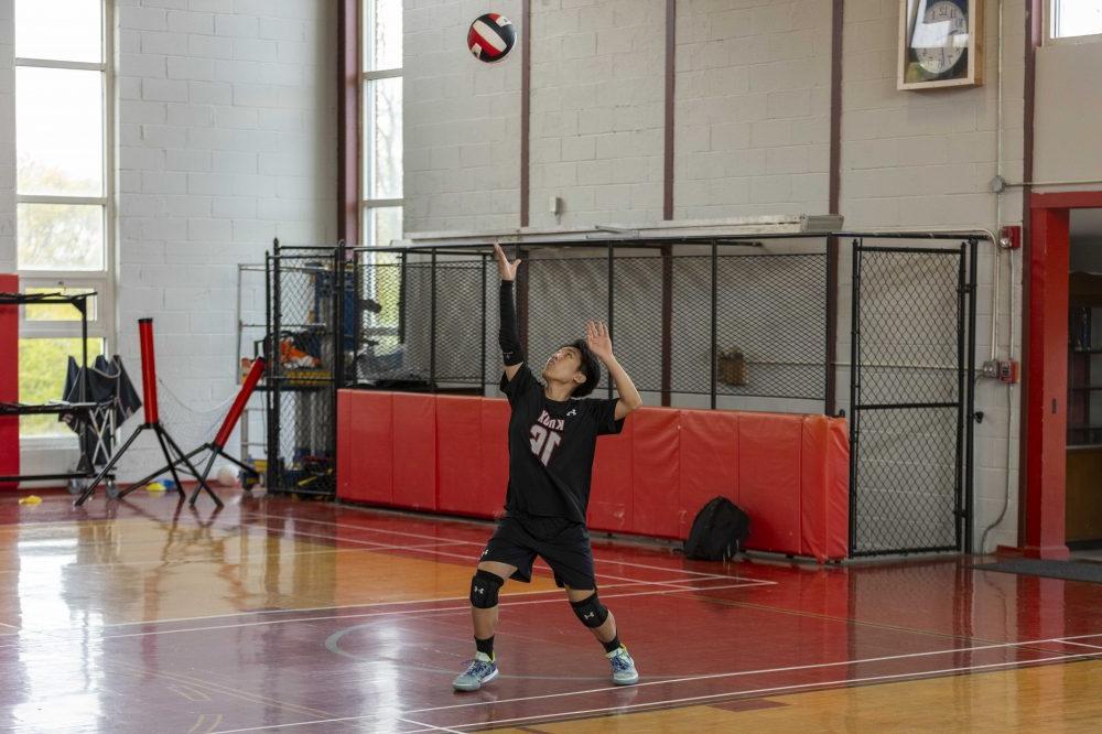 Knox Boys Volleyball Action Photo